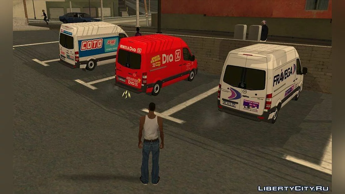 Mercedes Benz Sprinter x3 / GTA San Andreas