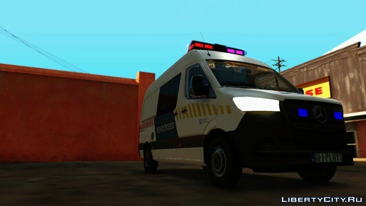 Mercedes Sprinter 2019 - Венгерская полиция / GTA San Andreas