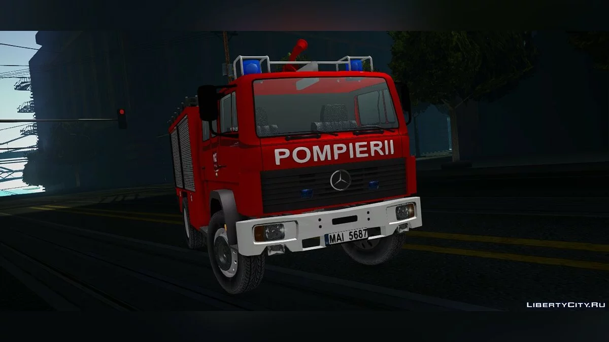 Mercedes Benz LF 16/12 - Pompierii / GTA San Andreas