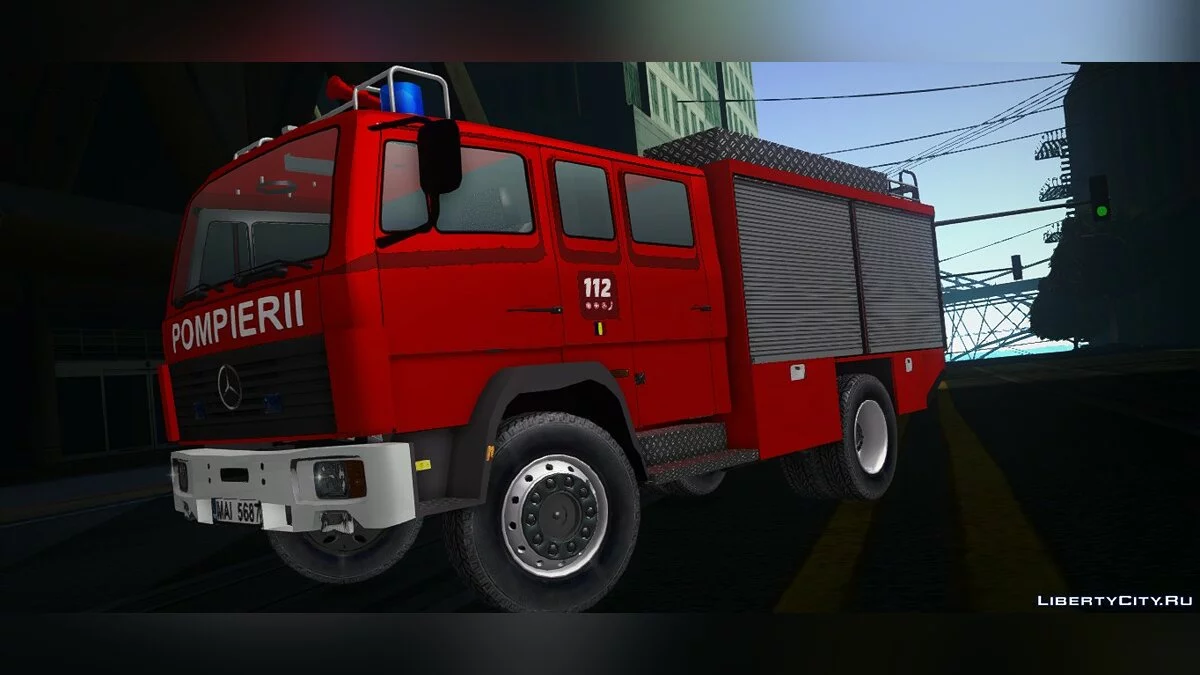 Mercedes Benz LF 16/12 - Pompierii / GTA San Andreas