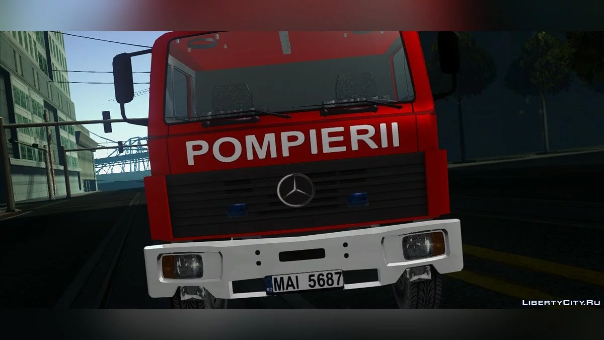 Mercedes Benz LF 16/12 - Pompierii / GTA San Andreas