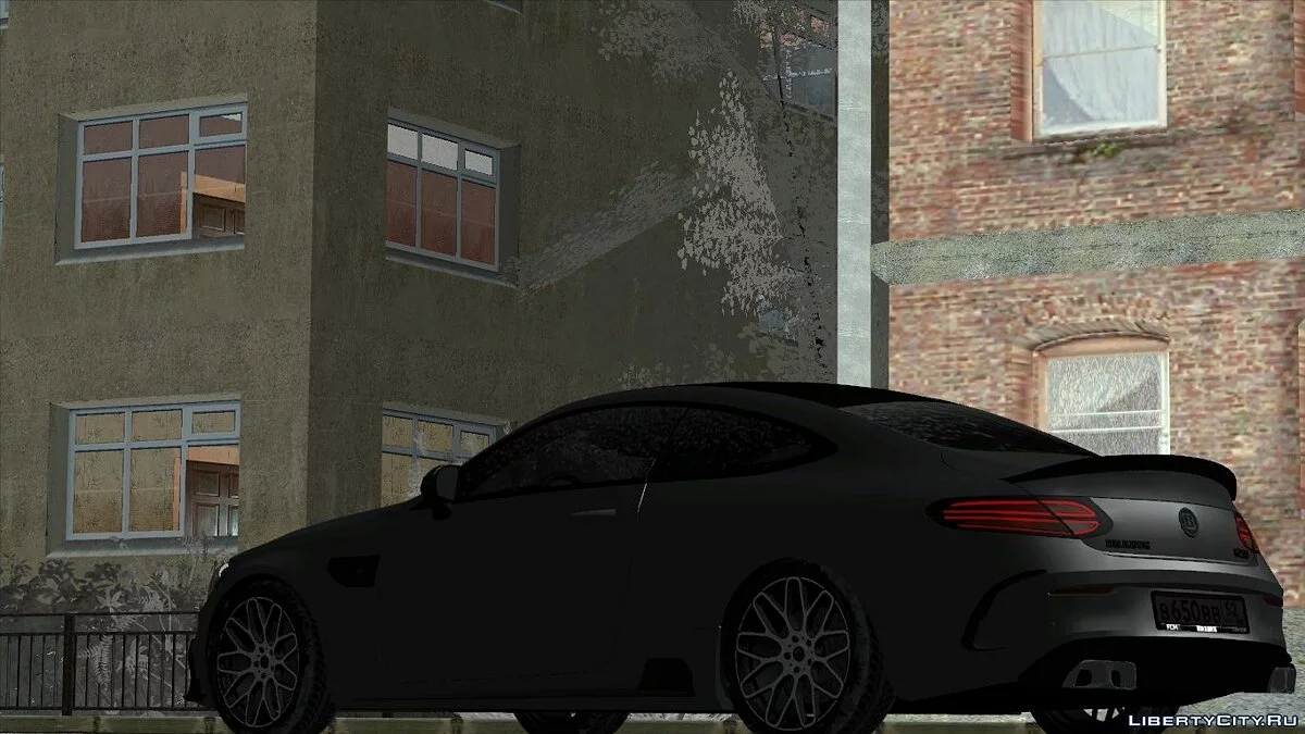 Mercedes-Benz W205 Coupe C63 Brabus 650 / GTA San Andreas