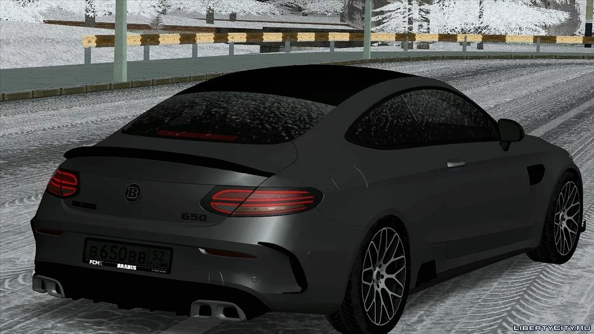 Mercedes-Benz W205 Coupe C63 Brabus 650 / GTA San Andreas