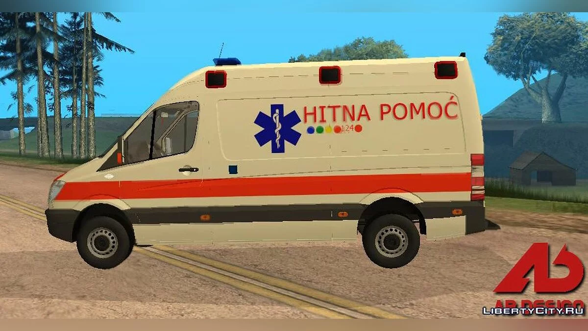 Mercedes Sprinter Hitna Pomoć / GTA San Andreas