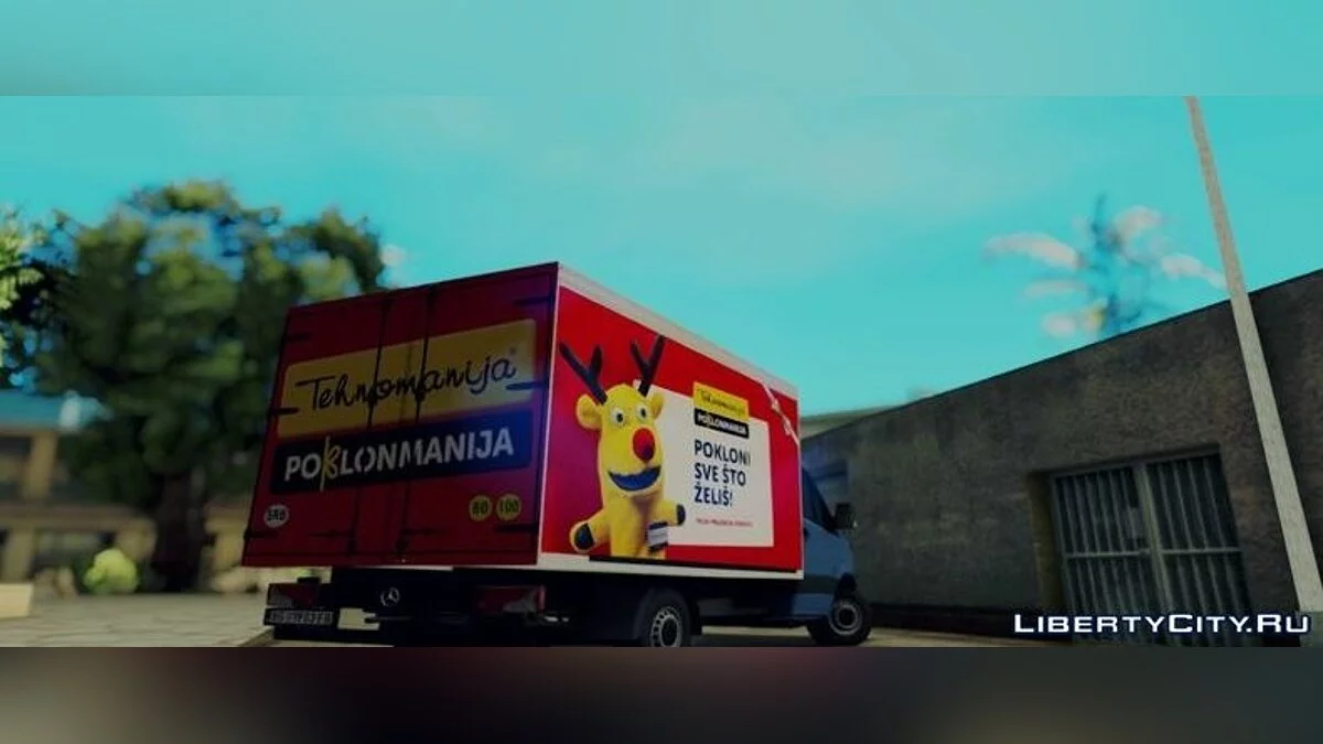 2019 Mercedes Benz Box Transporter / GTA San Andreas