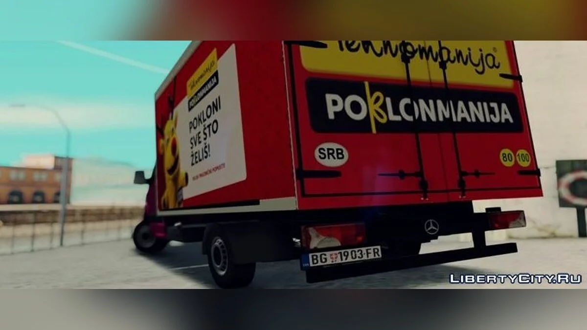 2019 Mercedes Benz Box Transporter / GTA San Andreas