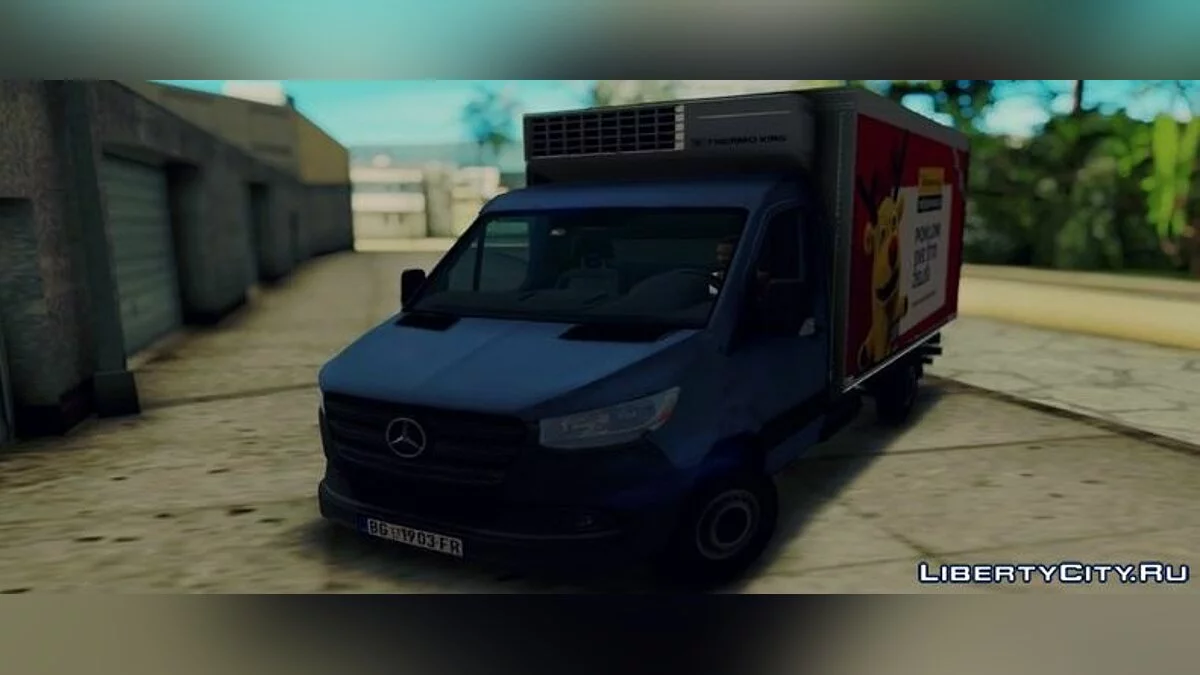 2019 Mercedes Benz Box Transporter / GTA San Andreas