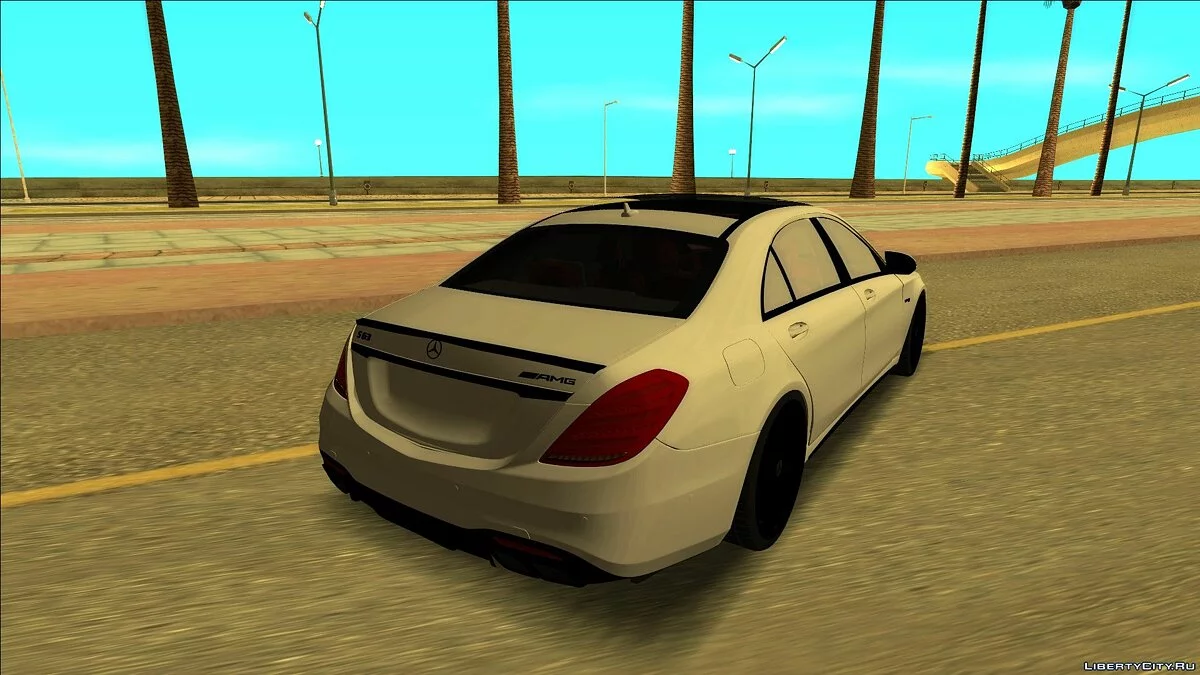 Mercedes S63 AMG W222 Full Black / GTA San Andreas