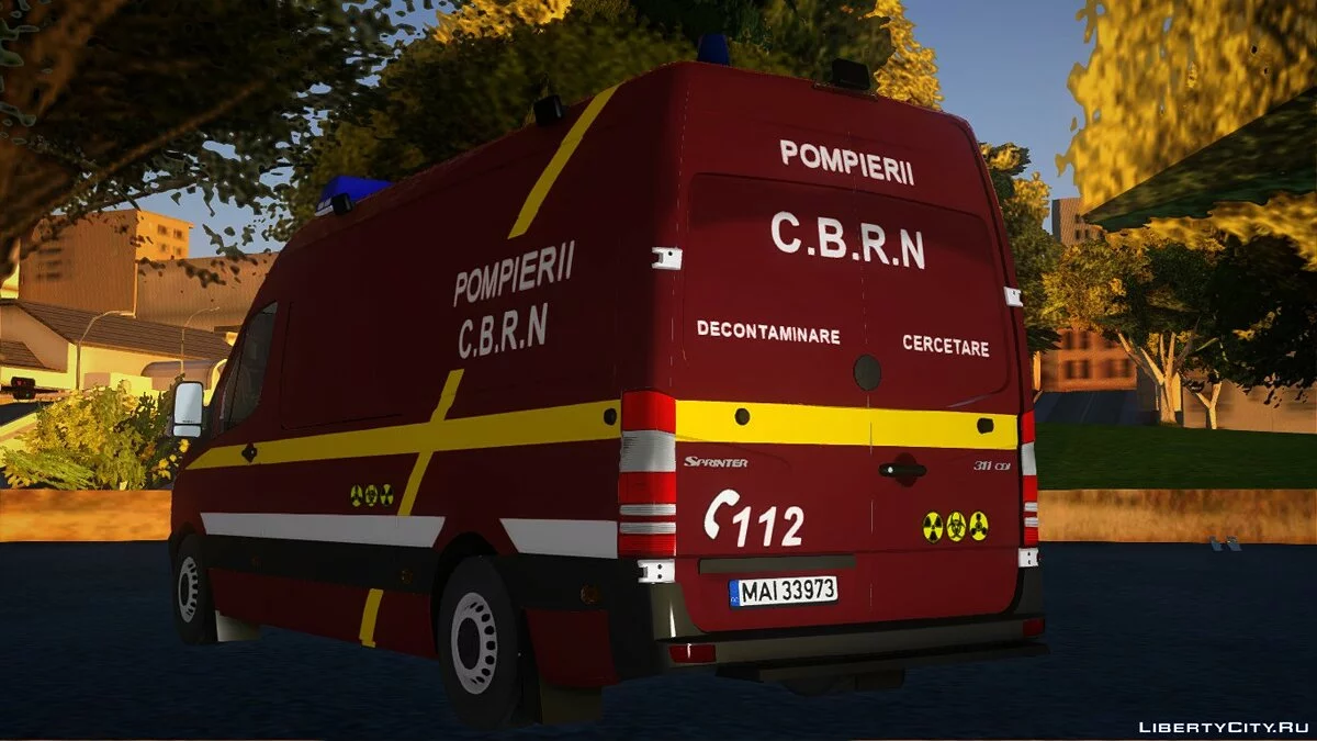 2011 Mercedes-Benz Sprinter 311 CDi - Autospeciala C.B.R.N / GTA San Andreas