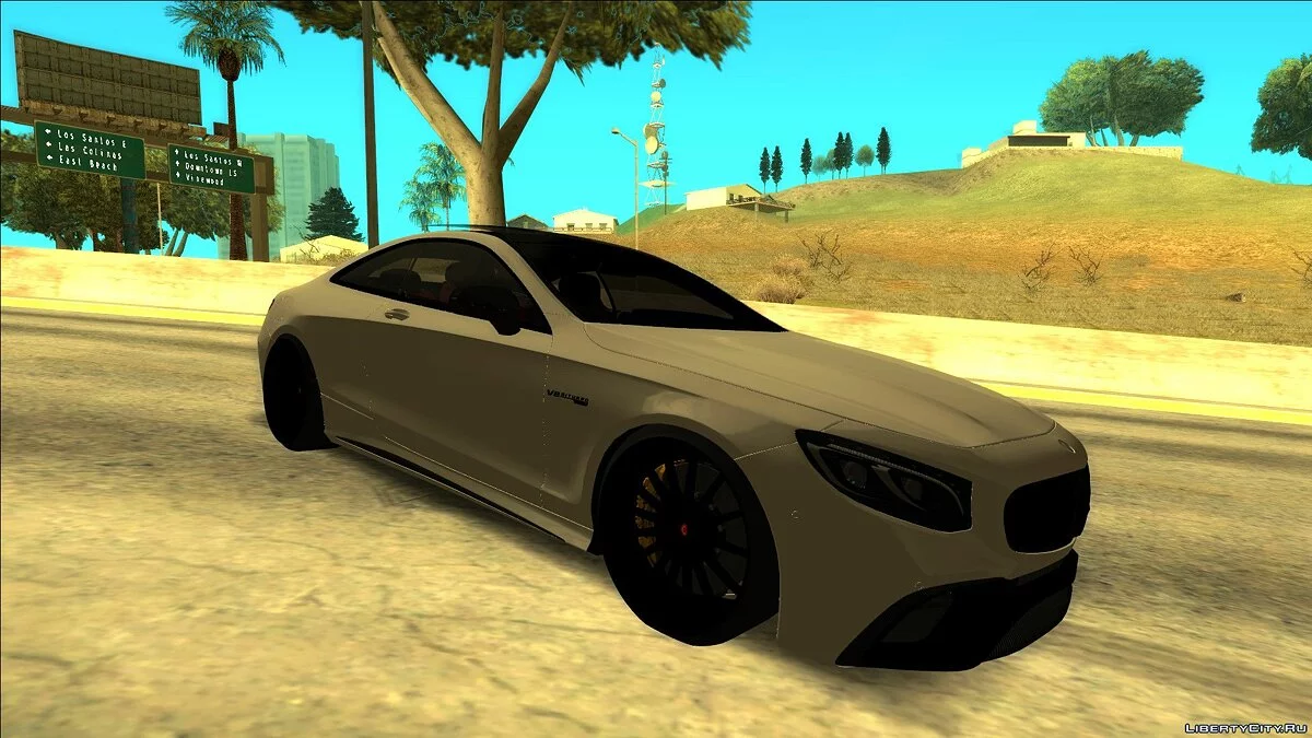 Mercedes-Benz S63 AMG Black / GTA San Andreas