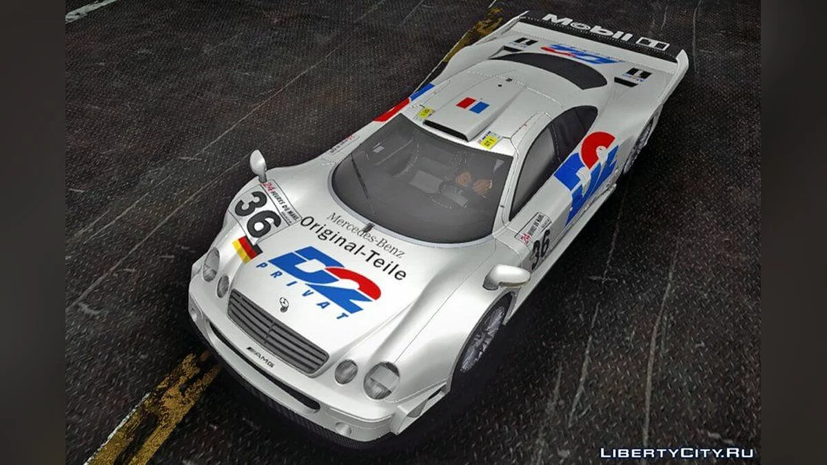 1998 Mercedes Benz CLK GTR (C208) / GTA San Andreas