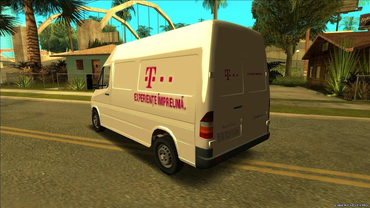Mercedes Sprinter Telekom Romania / GTA San Andreas