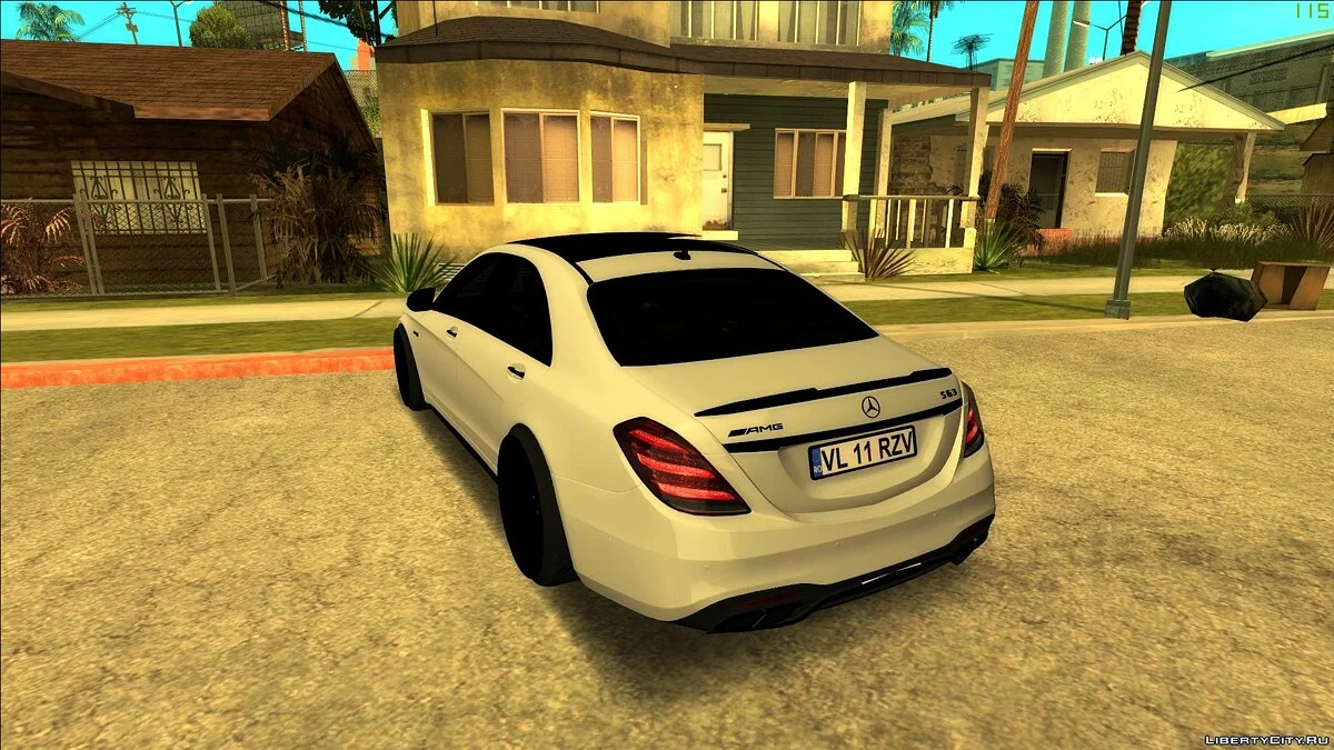 Mercedes W222 S 63 AMG Mafia / GTA San Andreas