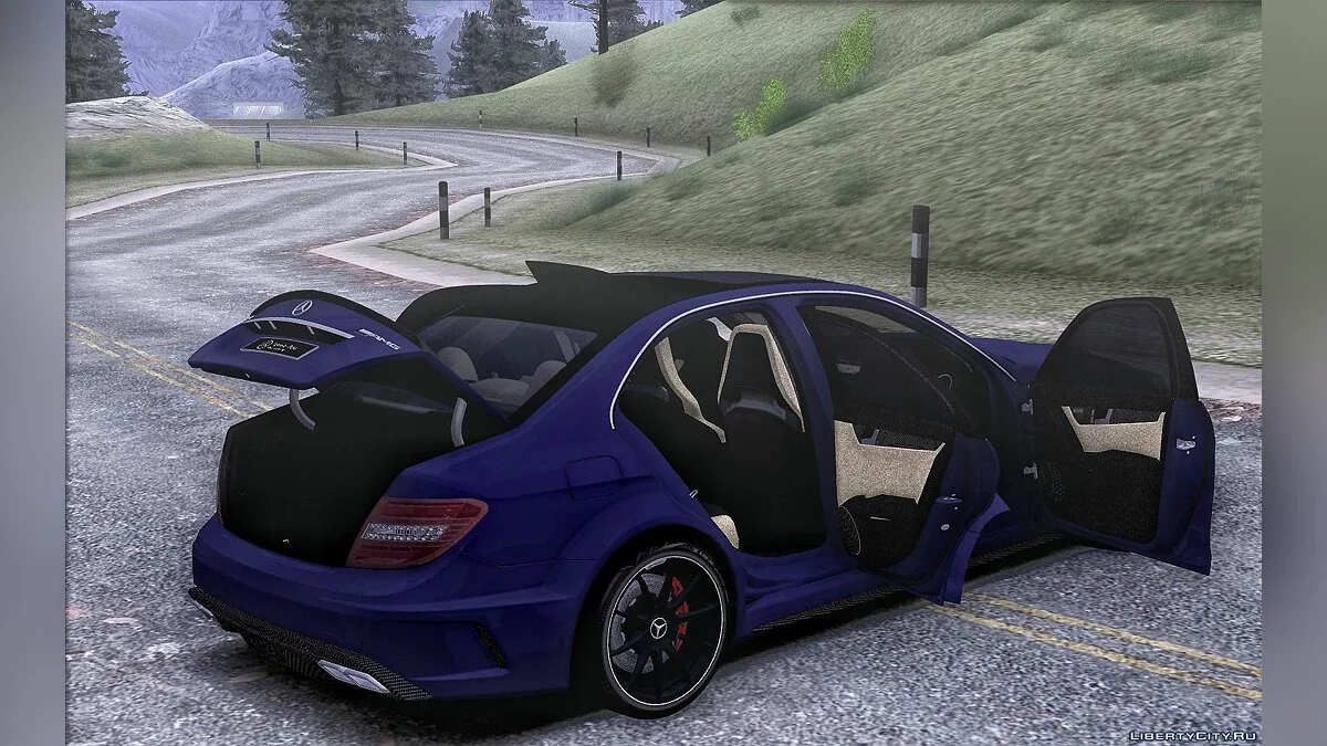 Mercedes-Benz C63 AMG Black Series / GTA San Andreas