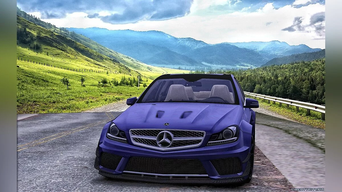 Mercedes-Benz C63 AMG Black Series / GTA San Andreas
