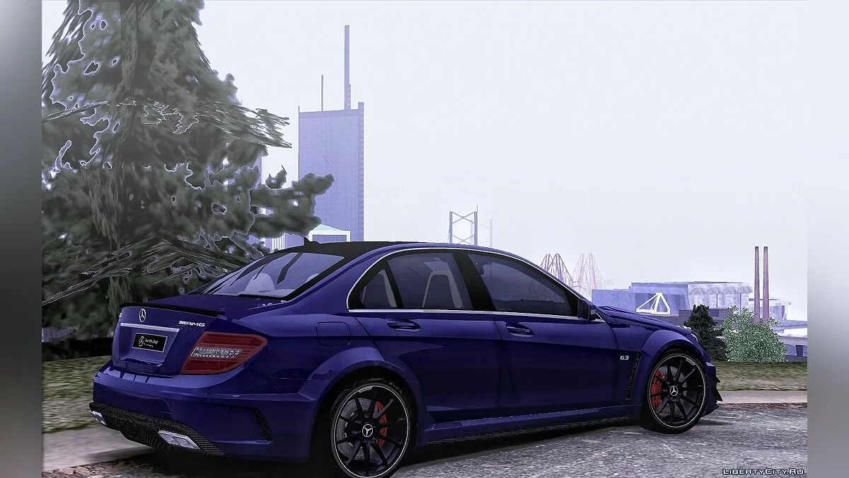 Mercedes-Benz C63 AMG Black Series / GTA San Andreas