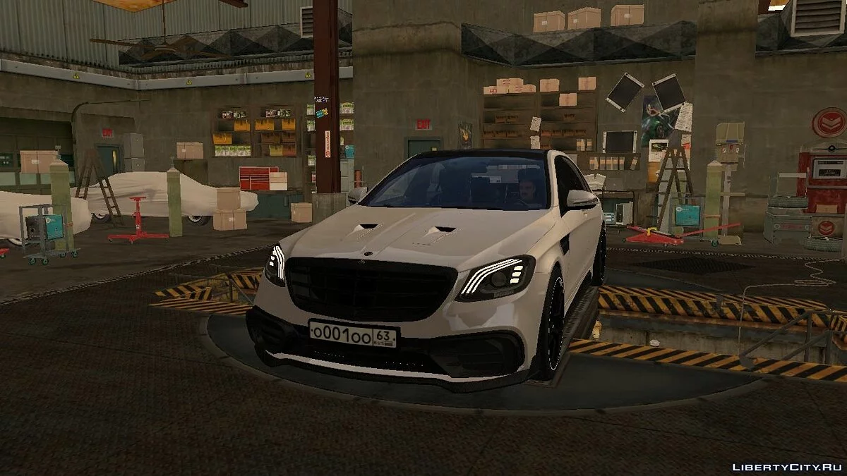 Mercedes-Benz S63 AMG 4matic+ с тюнингом / GTA San Andreas