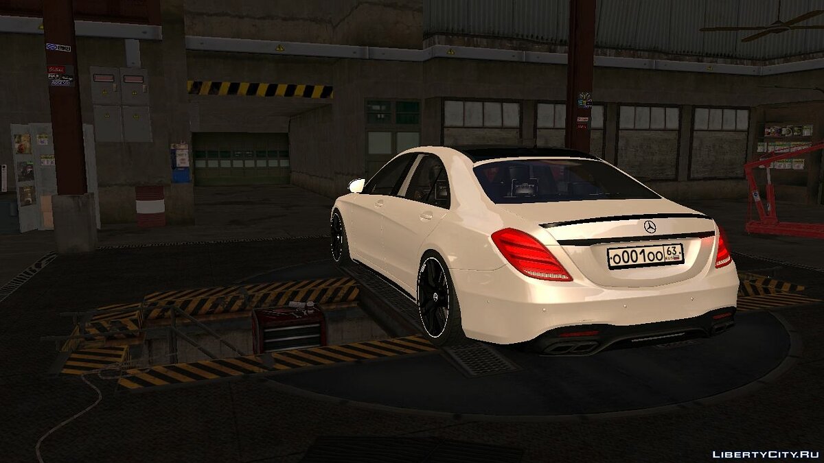 Скачать Mercedes-Benz S63 AMG 4matic+ с тюнингом для GTA San Andreas