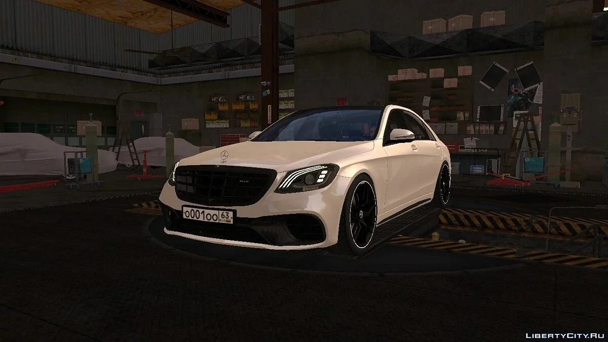 Mercedes-Benz S63 AMG 4matic+ с тюнингом / GTA San Andreas