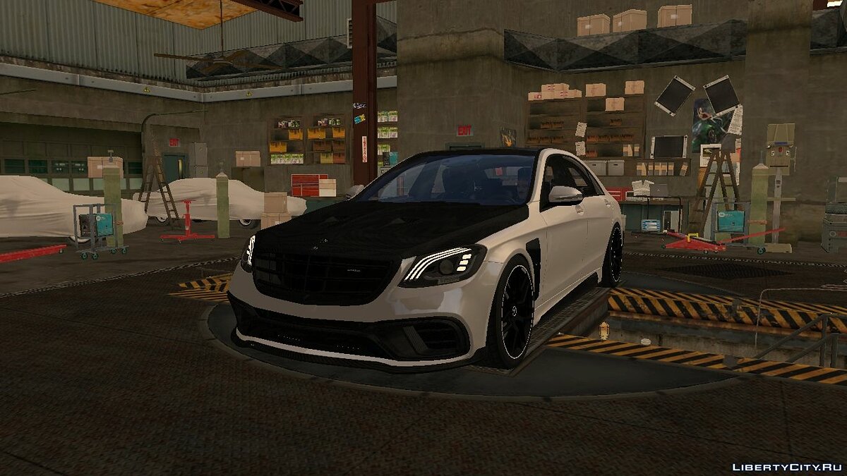 Скачать Mercedes-Benz S63 AMG 4matic+ с тюнингом для GTA San Andreas