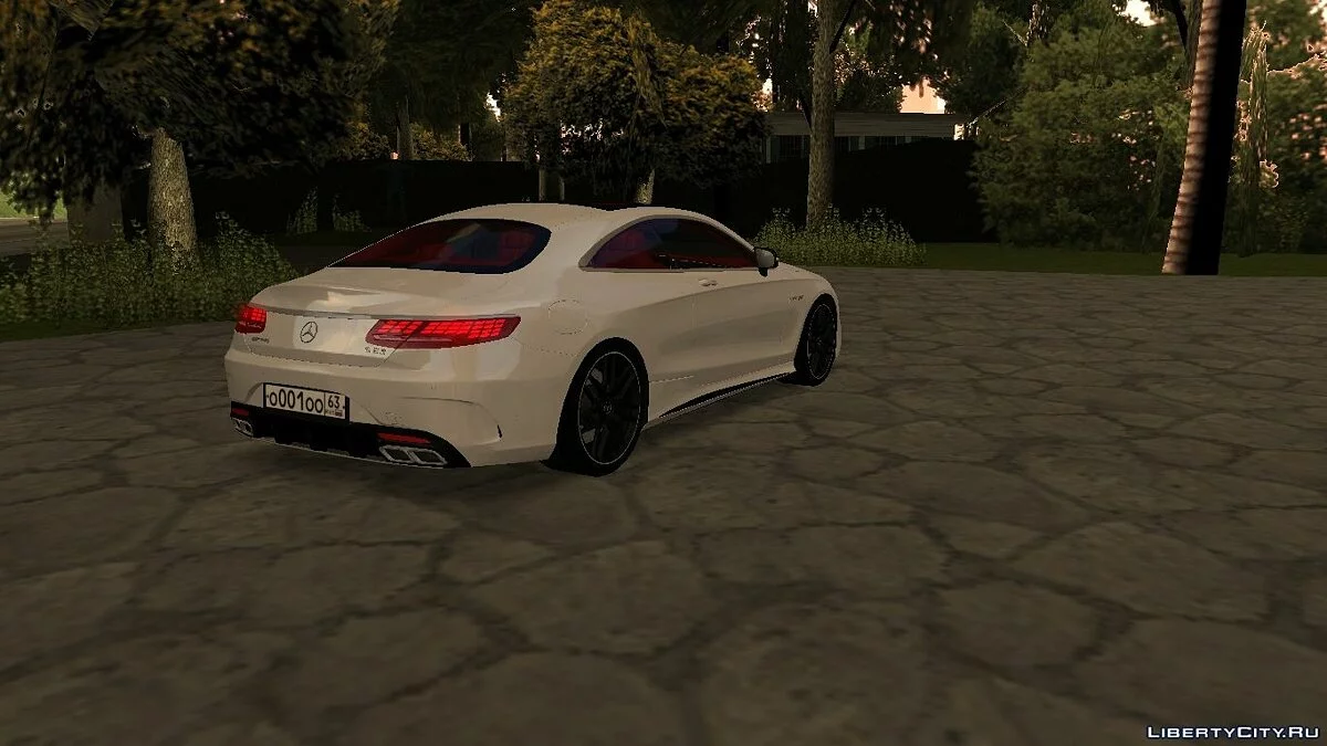 Mercedes-Benz S63 Coupe с тюнингом / GTA San Andreas