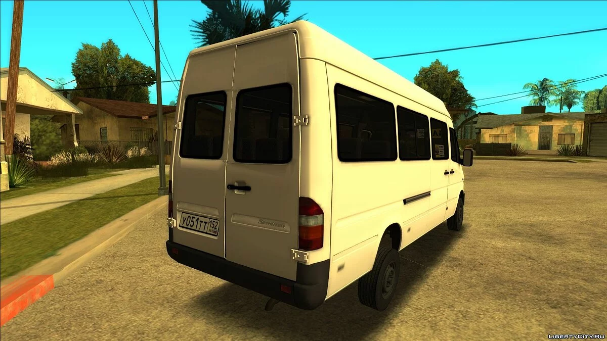 Mercedes Benz 312 D - Междугородное Маршрутное такси / GTA San Andreas