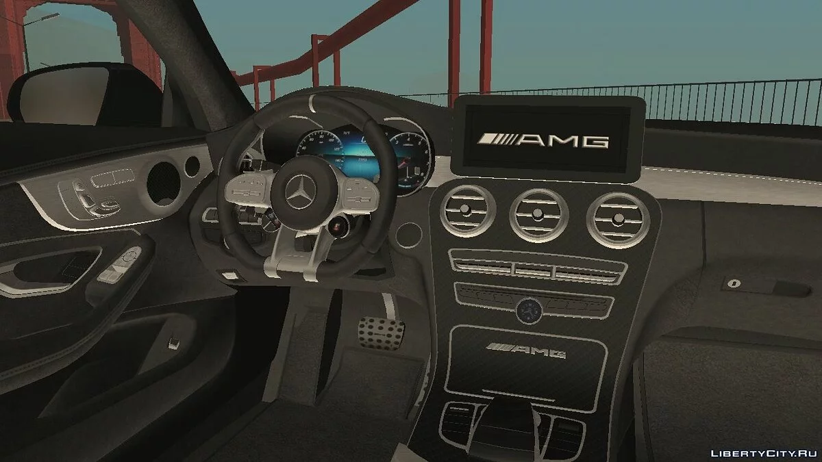 Mercedes - Benz C63s AMG с тюнингом / GTA San Andreas
