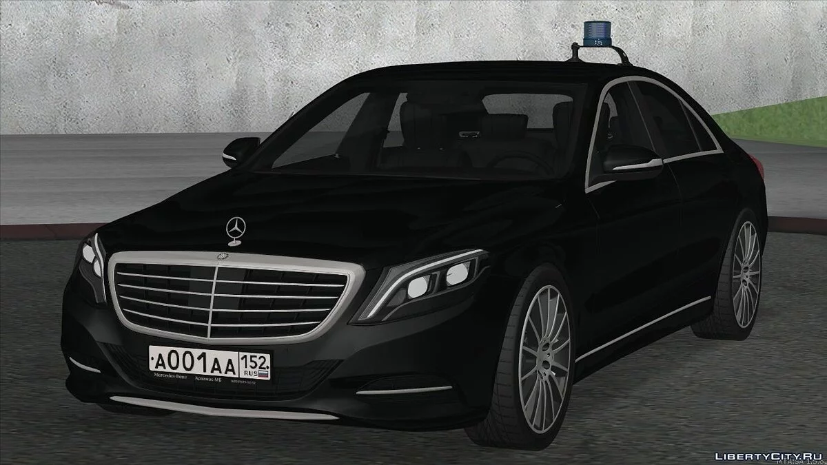 Mercedes-Benz S500 W222 Губернатор Нижегородской области / GTA San Andreas