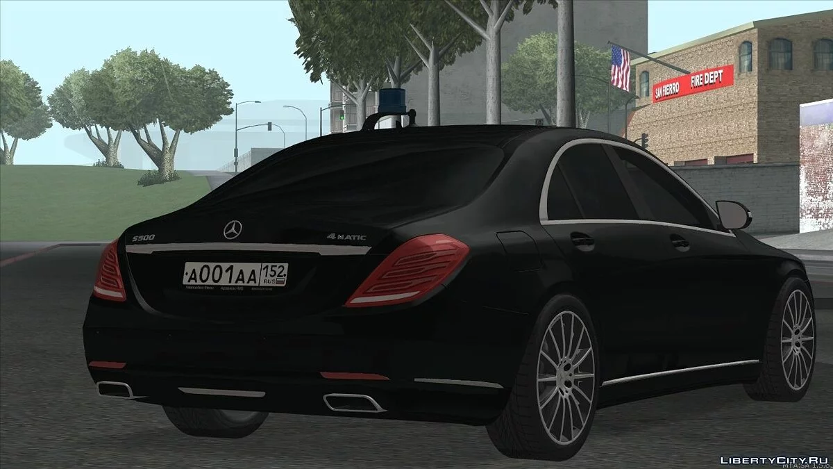 Mercedes-Benz S500 W222 Губернатор Нижегородской области / GTA San Andreas