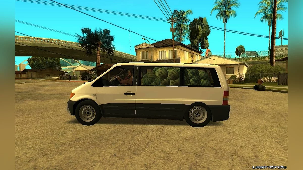 Mercedes Vito cu lebenitza pa Bulgaria / GTA San Andreas