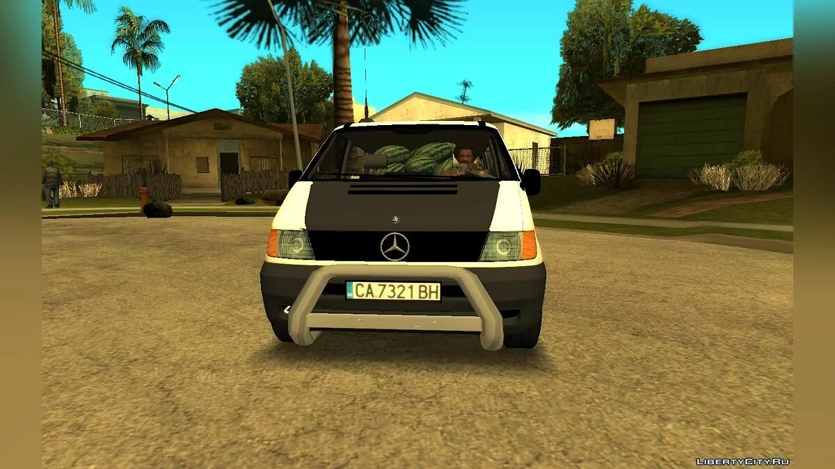 Mercedes Vito cu lebenitza pa Bulgaria / GTA San Andreas