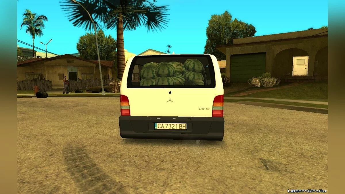 Mercedes Vito cu lebenitza pa Bulgaria / GTA San Andreas