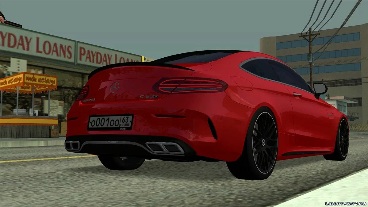 Mercedes-Benz C63 AMG 2019 / GTA San Andreas