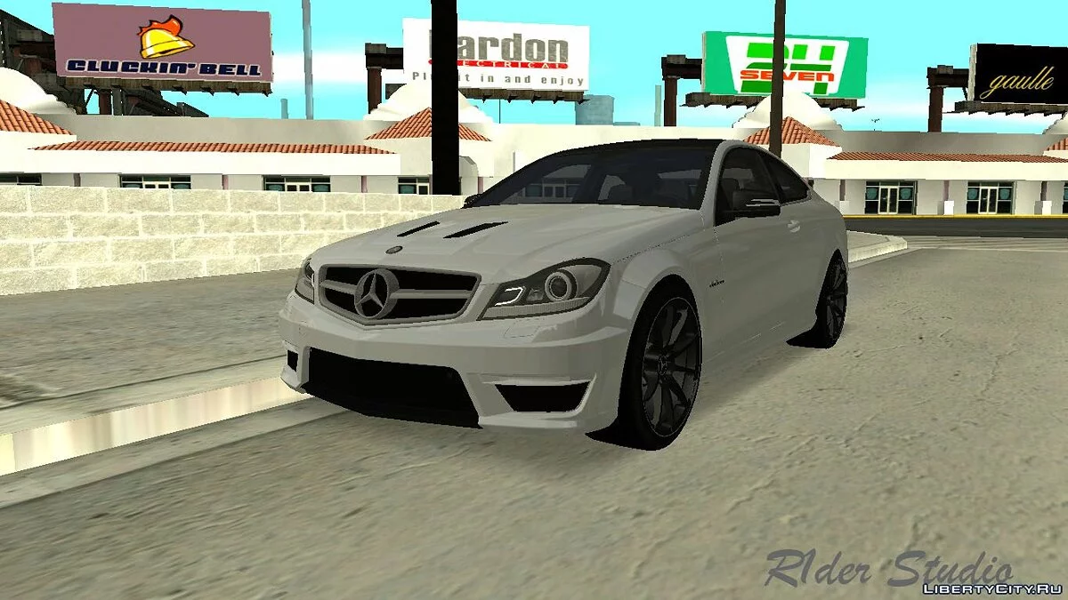 Mercedes-Benz C63 AMG W204 Coupe с тюнингом / GTA San Andreas