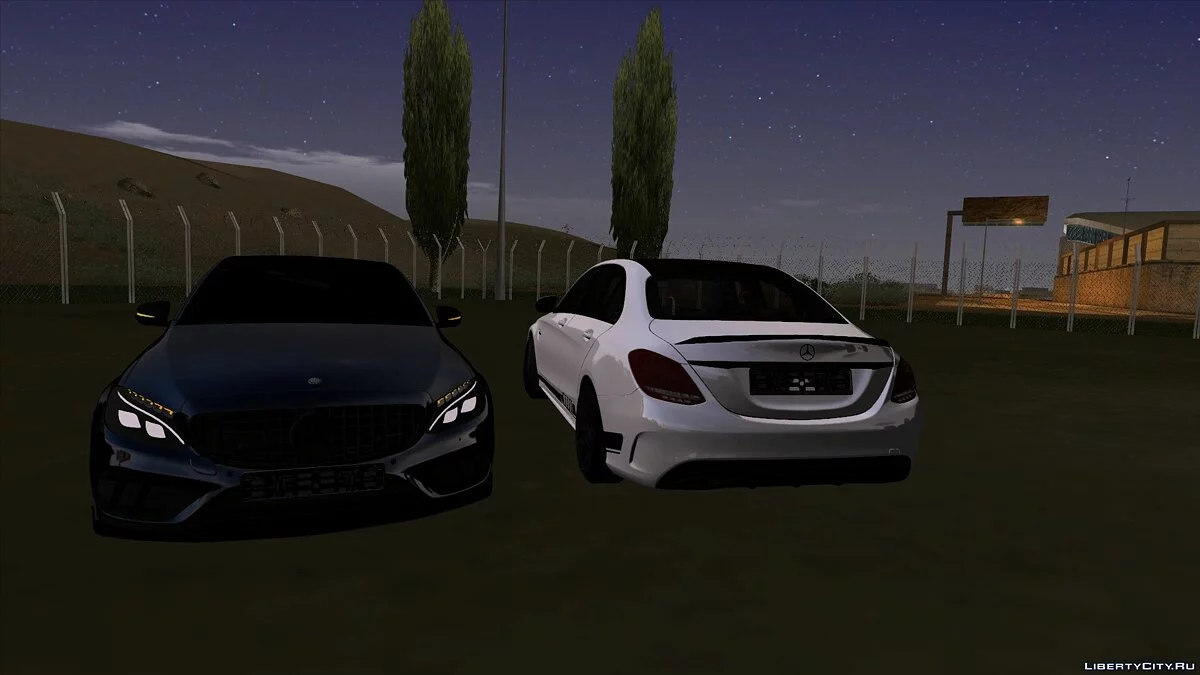 Mercedes-Benz C63S AMG W205 Black Edition / GTA San Andreas