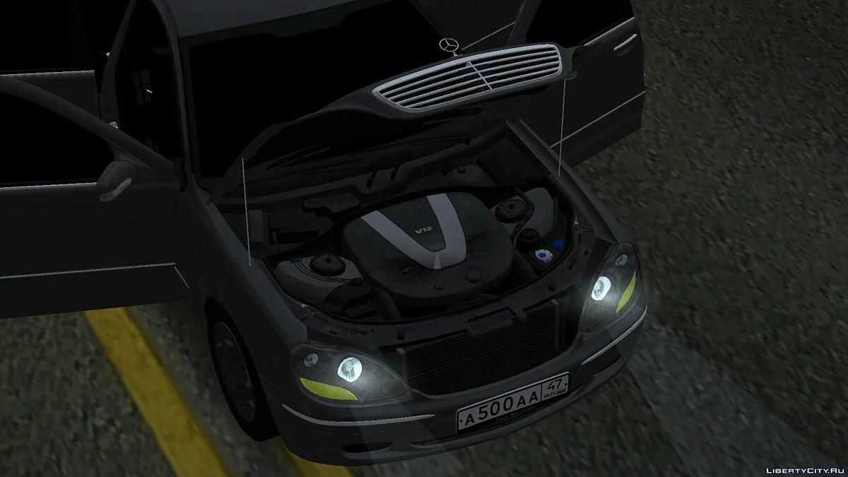 Mercedes-Benz S600 (2002 год) / GTA San Andreas