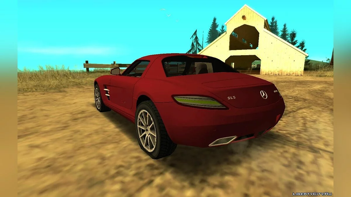 2010 Mercedes-Benz SLS AMG FBI / GTA San Andreas