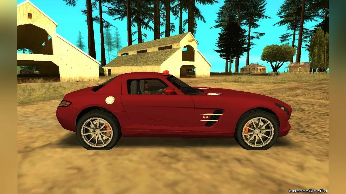2010 Mercedes-Benz SLS AMG FBI / GTA San Andreas