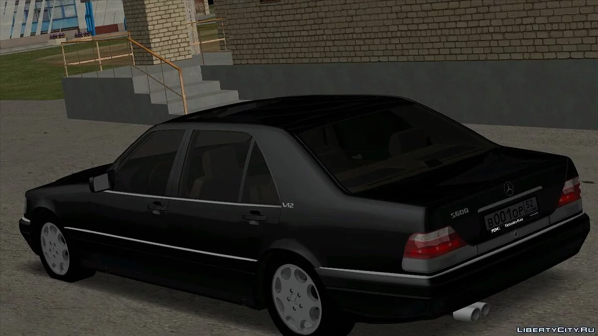Mercedes-Benz s600 w140 / GTA San Andreas