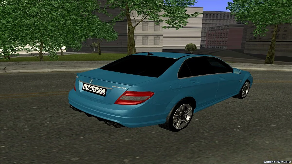Mercedes-Benz C63 W204 AMG / GTA San Andreas