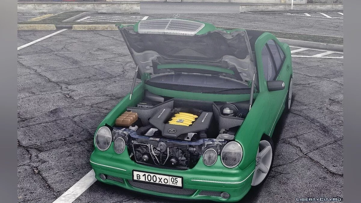 Mercedes-Benz E55 AMG Supercharged W210 / GTA San Andreas