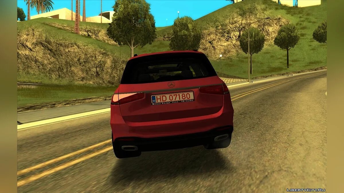 2020 Mercedes-Benz GLS Romanian Plates / GTA San Andreas