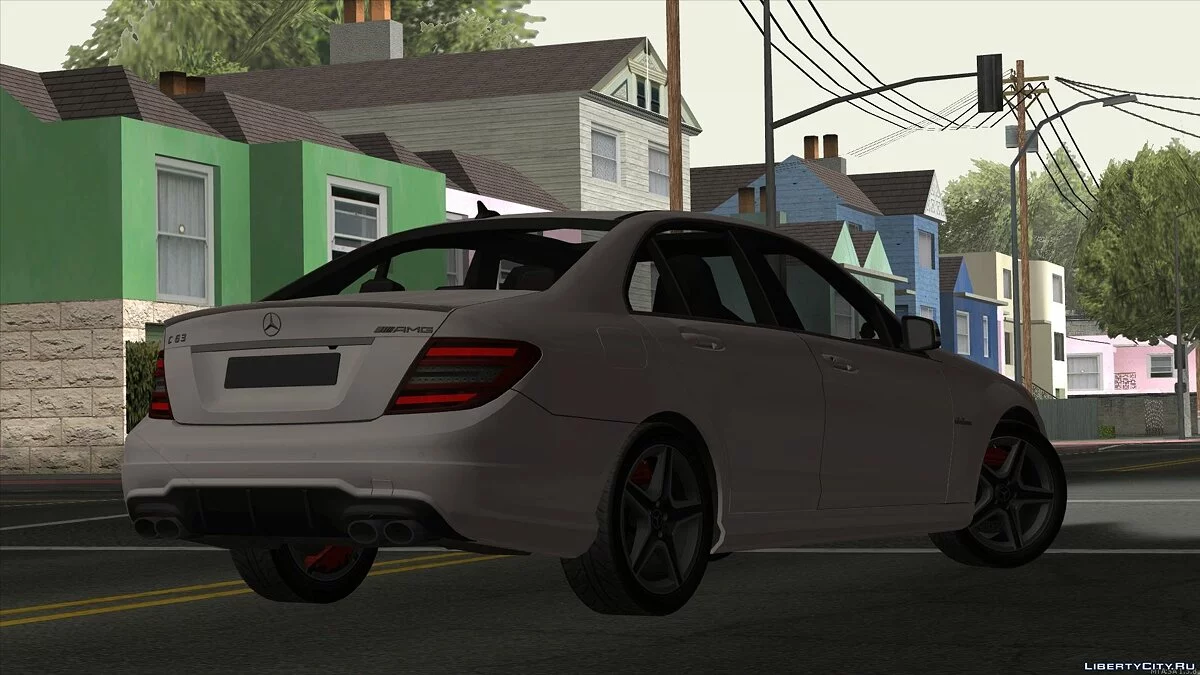Mercedes-Benz C63 Low Poly Edition / GTA San Andreas