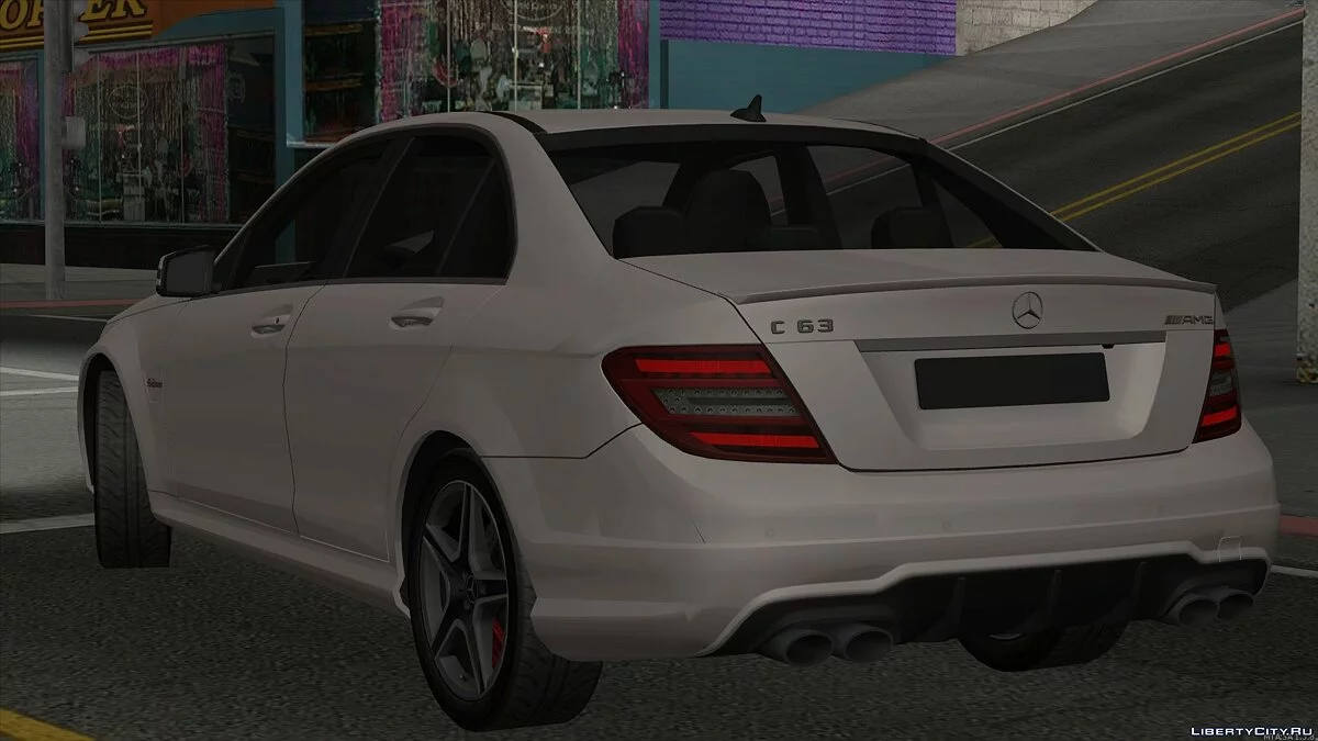 Mercedes-Benz C63 Low Poly Edition / GTA San Andreas
