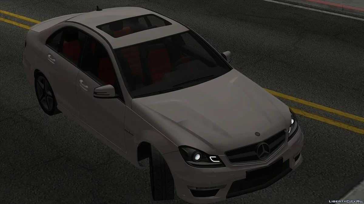Mercedes-Benz C63 Low Poly Edition / GTA San Andreas
