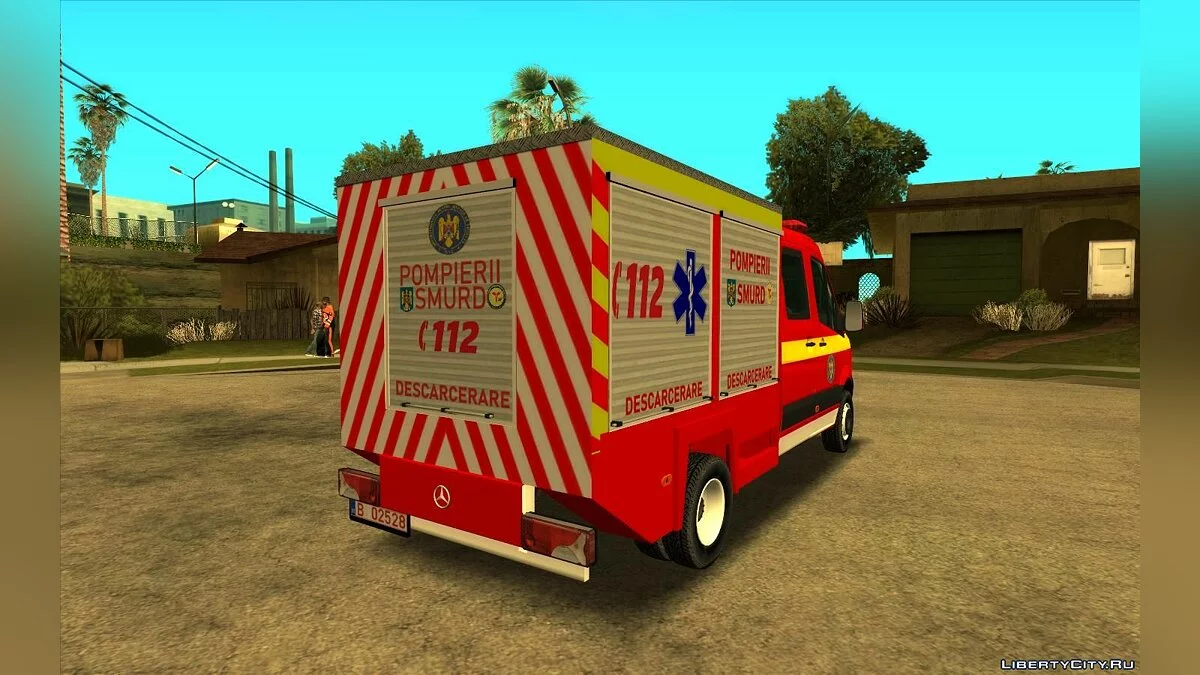 Mercedes-Benz Sprinter 2020 Descarcerare POMPIERII / GTA San Andreas