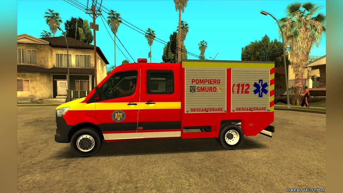 Mercedes-Benz Sprinter 2020 Descarcerare POMPIERII / GTA San Andreas