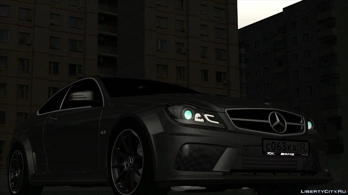 Mercedes-Benz C63 Coupe W204 / GTA San Andreas