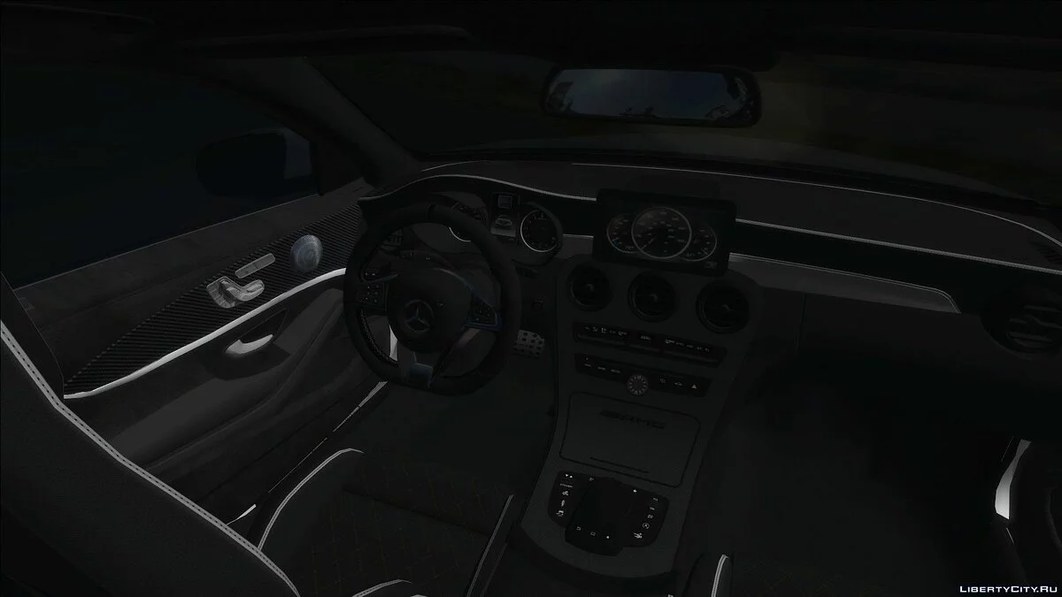 Mercedes-Benz C63S AMG Black / GTA San Andreas