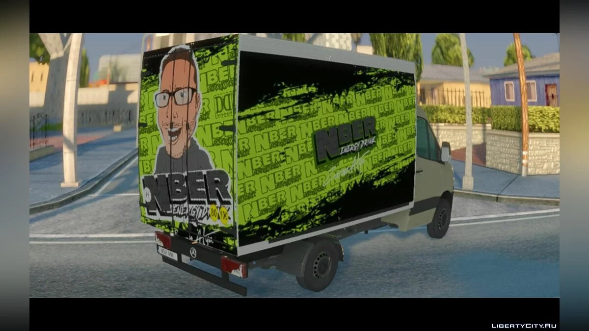 Mercedes-Benz Sprinter Transporter - Энергетический напиток BER / GTA San Andreas